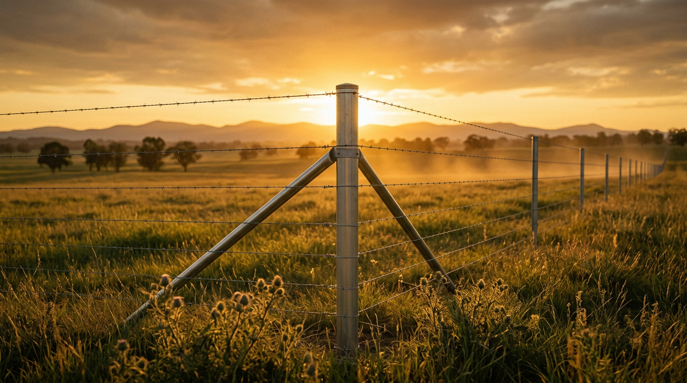 Prairie horizon at sunrise